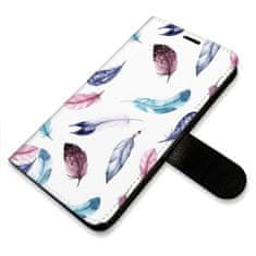 iSaprio Colorful Feathers flip tok Samsung Galaxy A22 5G