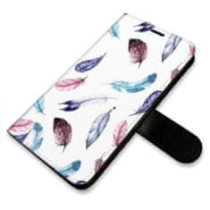 iSaprio Colorful Feathers flip tok Samsung Galaxy S23 5G