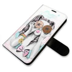 iSaprio Donut Worry Girl flip tok Samsung Galaxy A41