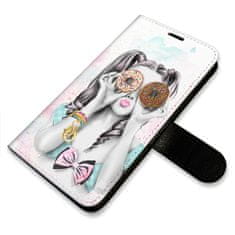 iSaprio Donut Worry Girl flip tok Samsung Galaxy S23 5G