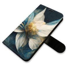 iSaprio Gold Flowers flip tok Samsung Galaxy A12