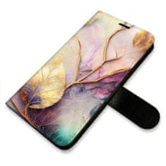 iSaprio Gold Leaves 02 flip tok Samsung Galaxy S10