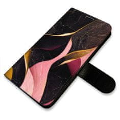 iSaprio Gold Pink Marble 02 flip tok Samsung Galaxy S23 Ultra