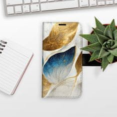 iSaprio GoldBlue Leaves flip tok Samsung Galaxy S20 FE