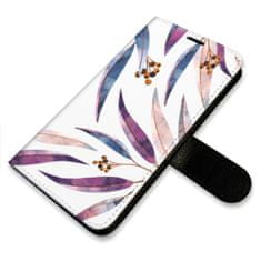 iSaprio Ornamental Leaves flip tok Samsung Galaxy S23 5G