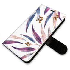 iSaprio Ornamental Leaves flip tok Samsung Galaxy S23+ 5G