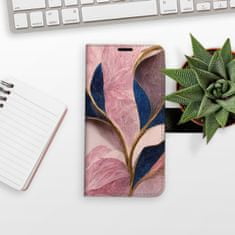 iSaprio Pink Leaves flip tok Samsung Galaxy A12