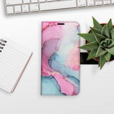 iSaprio PinkBlue Marble flip tok Apple iPhone 14 Pro