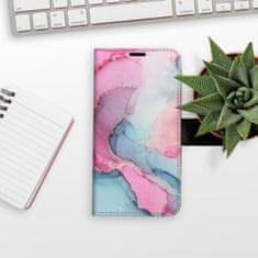 iSaprio PinkBlue Marble flip tok Apple iPhone 14 Plus