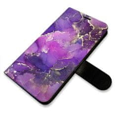 iSaprio Purple Marble flip tok Apple iPhone 7 Plus / 8 Plus