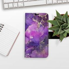 iSaprio Purple Marble flip tok Apple iPhone 7 Plus / 8 Plus