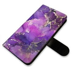 iSaprio Purple Marble flip tok Samsung Galaxy A03