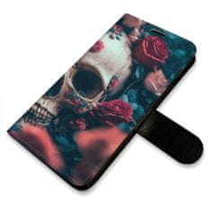 iSaprio Skull in Roses 02 flip tok Samsung Galaxy S10