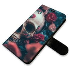 iSaprio Skull in Roses 02 flip tok Samsung Galaxy S23+ 5G