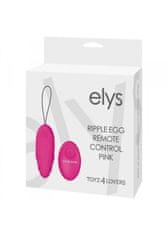 NEW Tojás/vibr-OVETTO VIBRANTE ELYS RIPPLE EGG TÁVOLVEZÉRLŐ PINK