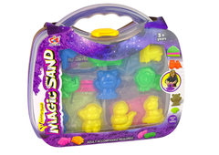 Lean-toys Magic Kinetic Sand in a Case 3 színű formák 1 kg
