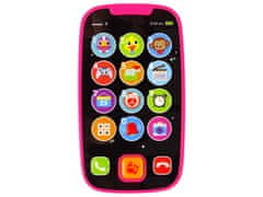 Lean-toys Smartphone Touch Phone csecsemőknek Sound Pink