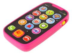 Lean-toys Smartphone Touch Phone csecsemőknek Sound Pink