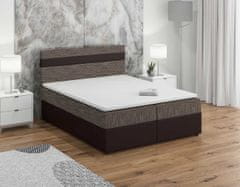 Veneti SISI boxspring ágy 160x200, barna