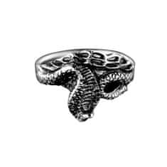 Amiatex Ezüst gyűrű 15238 + Nőin zokni Gatta Calzino Strech, 54