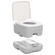 Vidaxl hordozható kemping WC és víztartály szett 3186659