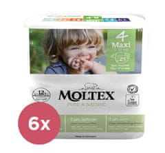 6x Pure&Nature eldobható pelenkák 4 Maxi (7-18 kg) 29 db - ECONOMY PACK