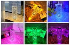 CoolCeny Érintéses RGB asztali lámpa – Diamond Crystal Lamp