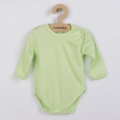 NEW BABY Csecsemő teljes hosszba patentos body Classic zöld 50 Zöld