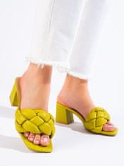 Amiatex Női papucs 100422 + Nőin zokni Gatta Calzino Strech, zöld árnyalat, 37