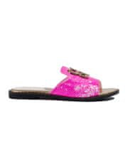 Amiatex Női papucs 100491 + Nőin zokni Gatta Calzino Strech, rózsaszín árnyalat, 36