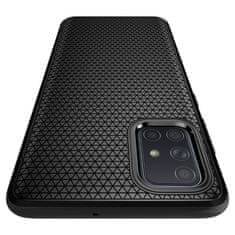 TKG Telefontok Samsung Galaxy A51 - SPIGEN Liquid Air Matt Fekete tok