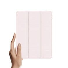 TKG Tablettok iPad Air 5 (2021, 10,9 coll) - DUX DUCIS TOBY pink ütésálló tok ceruza tartóval