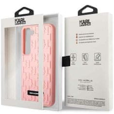 TKG Telefontok Samsung Galaxy S23 - Karl Lagerfeld 3D Monogram - pink hátlap tok