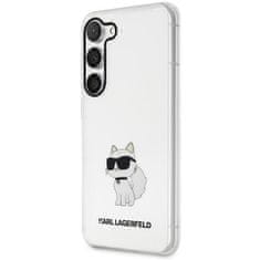 TKG Telefontok Samsung Galaxy S23+ (S23 Plus) - Karl Lagerfeld Ikonik Choupette - átlátszó műanyag hátlap tok