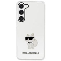 TKG Telefontok Samsung Galaxy S23+ (S23 Plus) - Karl Lagerfeld Ikonik Choupette - átlátszó műanyag hátlap tok