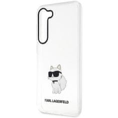 TKG Telefontok Samsung Galaxy S23+ (S23 Plus) - Karl Lagerfeld Ikonik Choupette - átlátszó műanyag hátlap tok