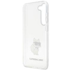 TKG Telefontok Samsung Galaxy S23+ (S23 Plus) - Karl Lagerfeld Ikonik Choupette - átlátszó műanyag hátlap tok