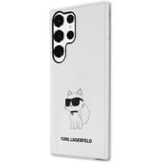 TKG Telefontok Samsung Galaxy S23 Ultra - Karl Lagerfeld Ikonik Choupette - átlátszó műanyag hátlap tok