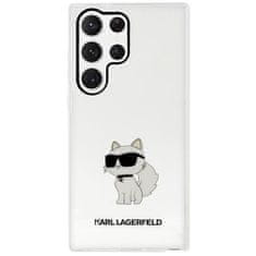 TKG Telefontok Samsung Galaxy S23 Ultra - Karl Lagerfeld Ikonik Choupette - átlátszó műanyag hátlap tok