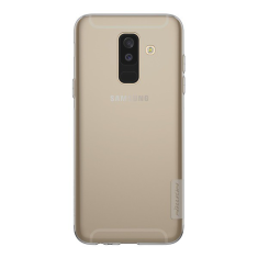 Nillkin NATURE szilikon telefonvédő (0.6 mm, ultravékony) SZÜRKE [Samsung Galaxy A6+ (2018) SM-A605F] (5996457783496)