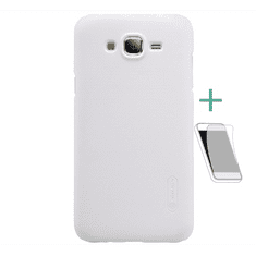Nillkin SUPER FROSTED műanyag telefonvédő (gumírozott, érdes felület + képernyővédő fólia) FEHÉR [Samsung Galaxy J5 (2015) SM-J500] (5996457574179)