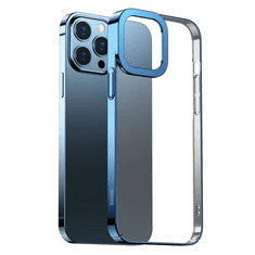 BASEUS Glitter iPhone 13 Pro átlátszó tok, kék (ARMC000703) (ARMC000703)