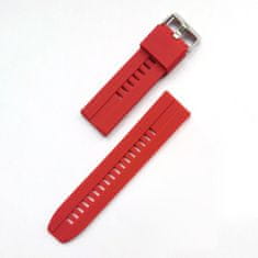 TKG Huawei Watch GT 4 (46 mm) okosóra szíj - piros szilikon (22 mm)