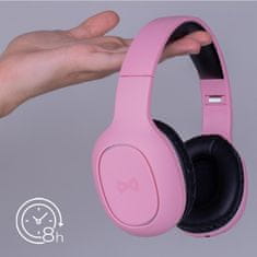 TKG Headset: Forever BTH-505 - vezeték nélküli fejhallgató - pink