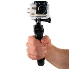 TKG Selfie bot: GoPro SJCAM - fekete, tripoddá alakítható selfie bot 