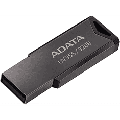 A-Data Pen Drive 32GB UV355 USB 3.2 metál (AUV355-32G-RBK) (AUV355-32G-RBK)