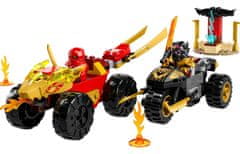 LEGO Ninjago 71789 Kai és Ras autós és motoros csatája