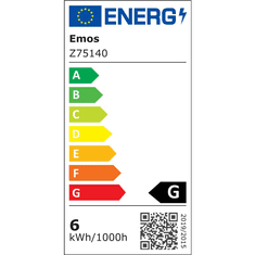 EMOS LED fényforrás spot GU10 6W természetes fehér (Z75140) (EmosZ75140)