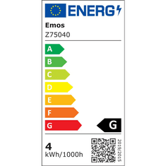 EMOS LED fényforrás spot GU10 3W melegfehér (Z75040) (EmosZ75040)