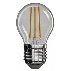 EMOS LED fényforrás filament kisgömb E27 4W melegfehér (Z74240) (Z74240)